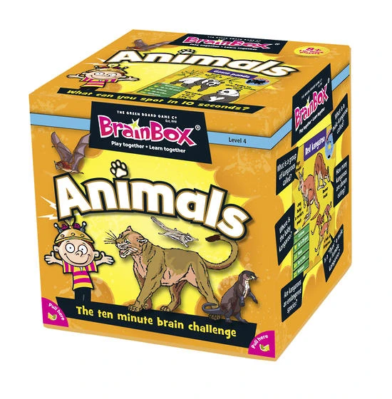 BRAINBOX ANIMALS  55 CARDS