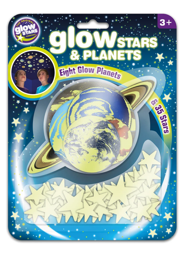 Glow Stars And Planets  8 Planets + 35 Stars
