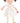 Linen Collection: Cecilia - Dark Brown Hair with Cream Linen Dress