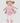 Linen Collection: Amelia - Light Brown Hair Doll with Pink Linen Dress