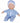 Cherub Baby (Boy)- in Blue