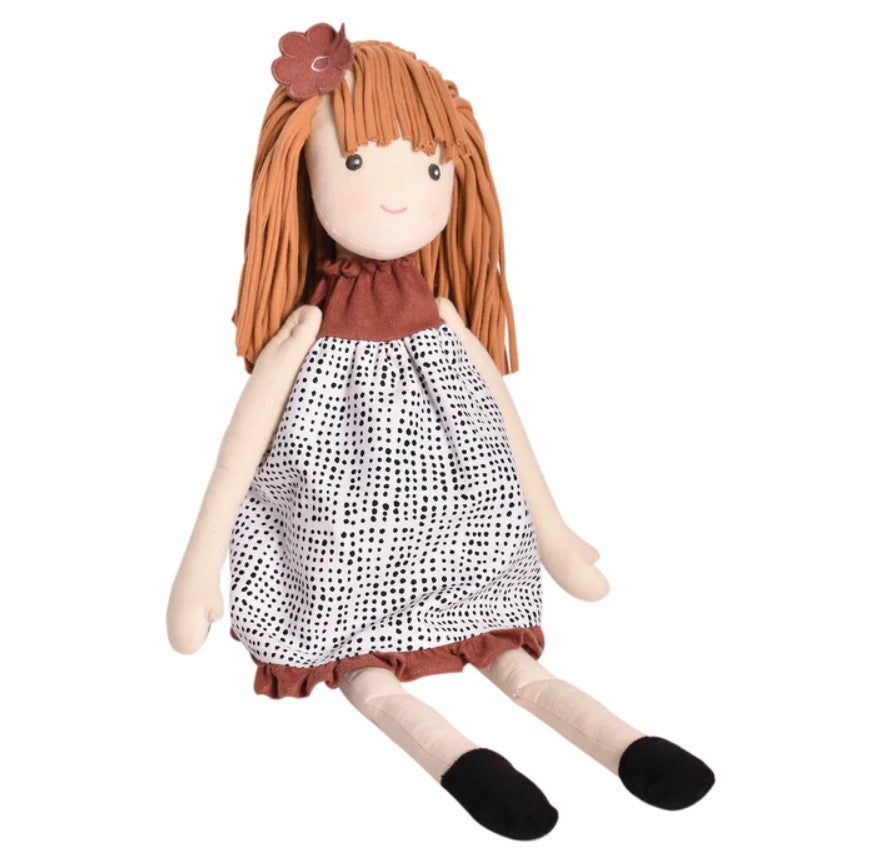 Amber in Black & White Dress Doll