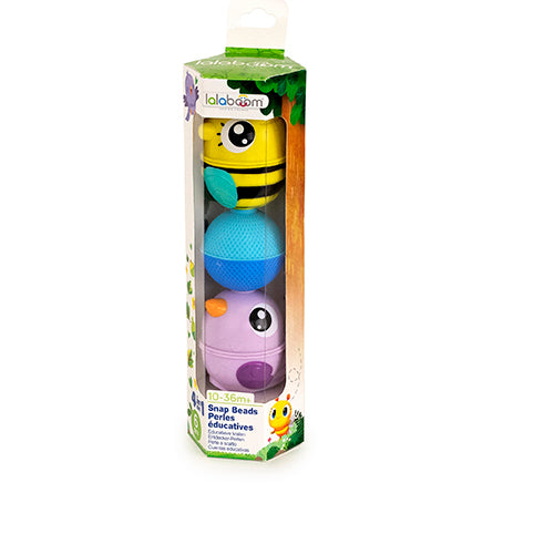 Lalaboom Animals (Bee and Bird, Black\Purple, TUBE packaging)