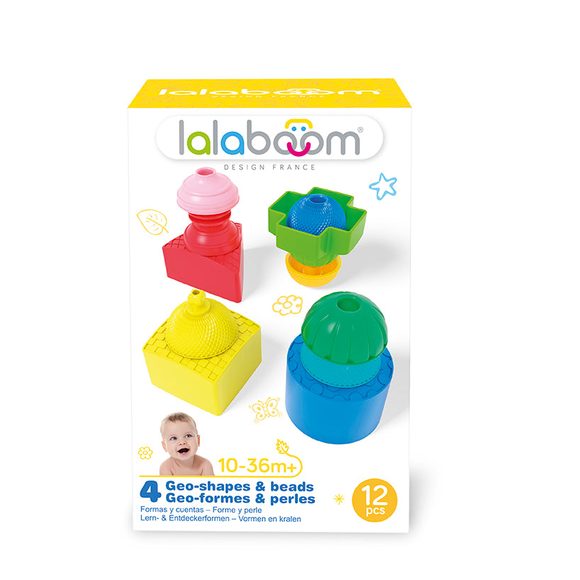 Lalaboom Shapes (4 Shapes & 8pc Beads)
