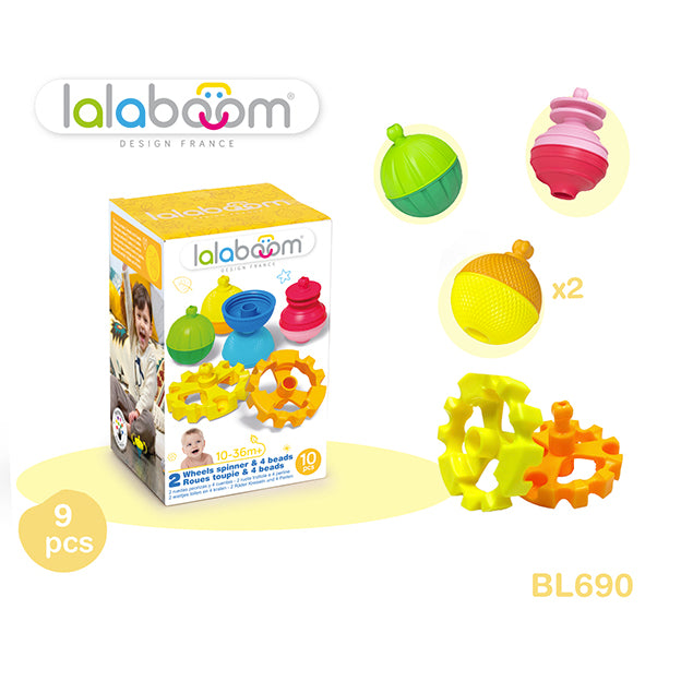 Lalaboom Wheels (2 wheels & 8pc Beads)