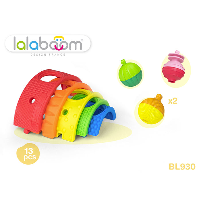 Lalaboom Sensory Balls & Beads - 12 pc - Lalaboom - Dancing