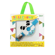 Load image into Gallery viewer, MINI BLUE PANDA DONUT TEETHER &amp; STRAP