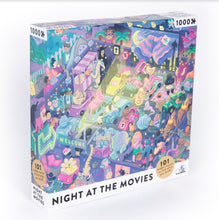 Load image into Gallery viewer, Night at the Movies Puzzle\Game, 1000pcs