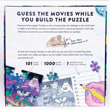 Load image into Gallery viewer, Night at the Movies Puzzle\Game, 1000pcs