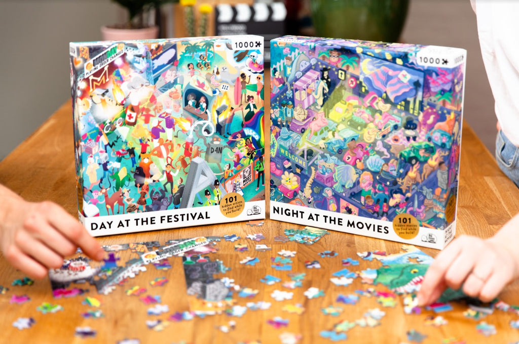 Night at the Movies Puzzle\Game, 1000pcs