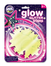 Load image into Gallery viewer, Glow Glitter Stars 2021