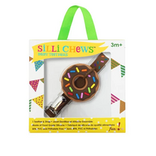 Load image into Gallery viewer, MINI CHOCOLATE DONUT TEETHER &amp; STRAP