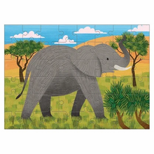 Load image into Gallery viewer, AFRICAN ELEPHANT MINI PUZZLE