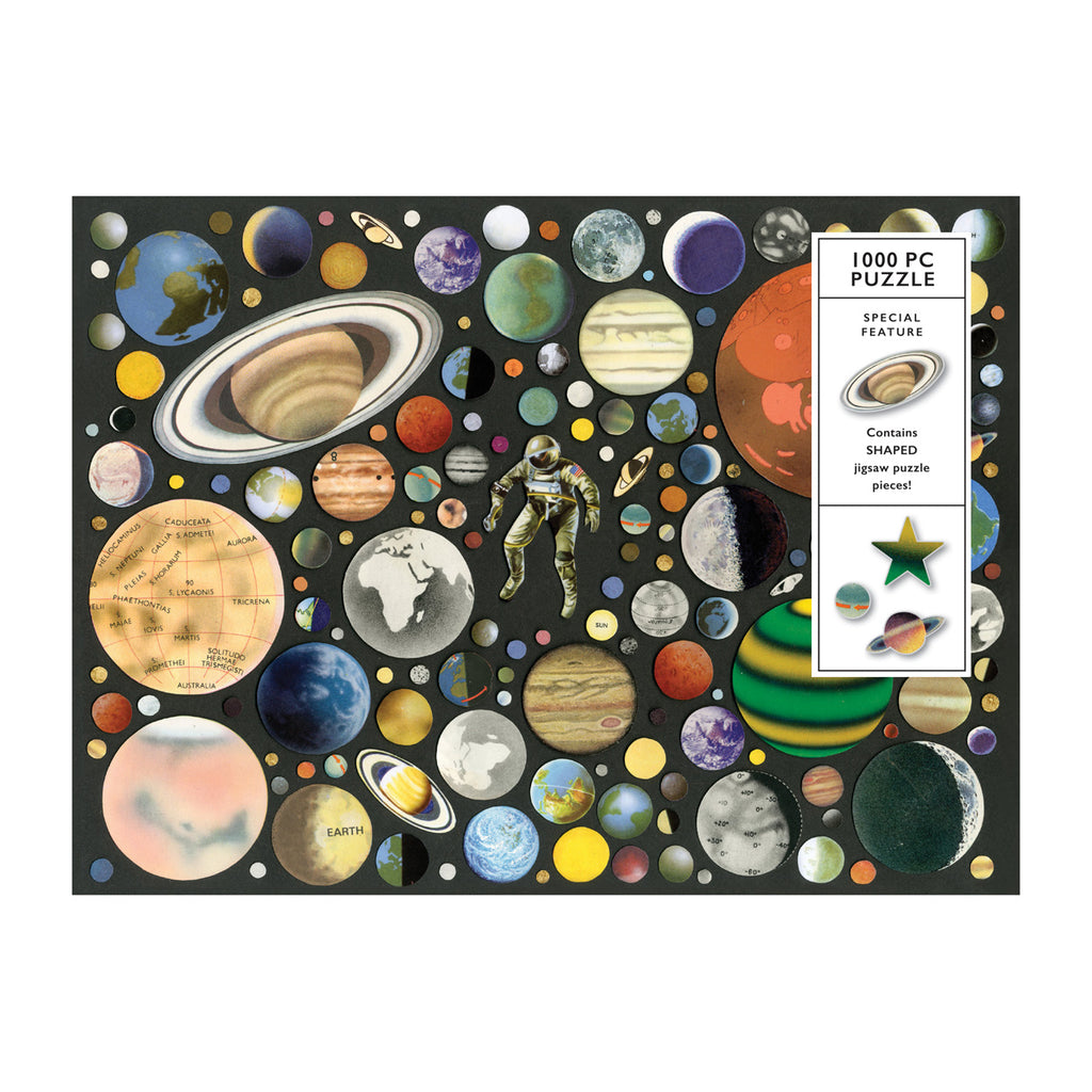 Zero Gravity 1000pc puzzle with Shaped Pieces