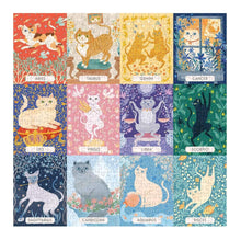 Load image into Gallery viewer, Cat Zodiac 500pc Puzzle