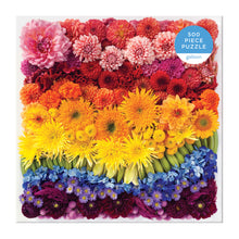 Load image into Gallery viewer, RAINBOW SUMMER FLOWERS 500 PIECE PUZZLE