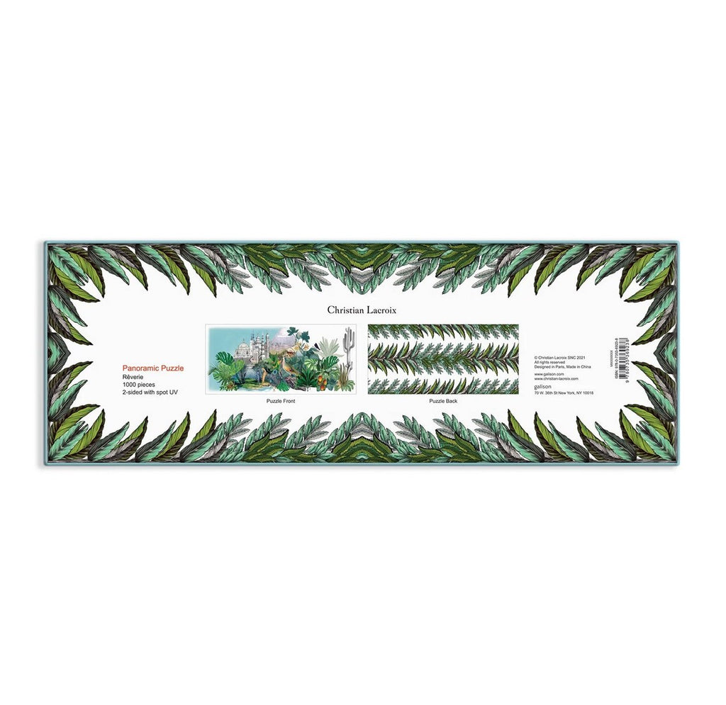 Christian Lacroix Heritage Collection Rêveries 1000 Piece Panoramic Puzzle Double Sided