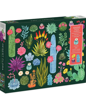 Desert Flora with Shaped Pieces, 1000pc Puzzle