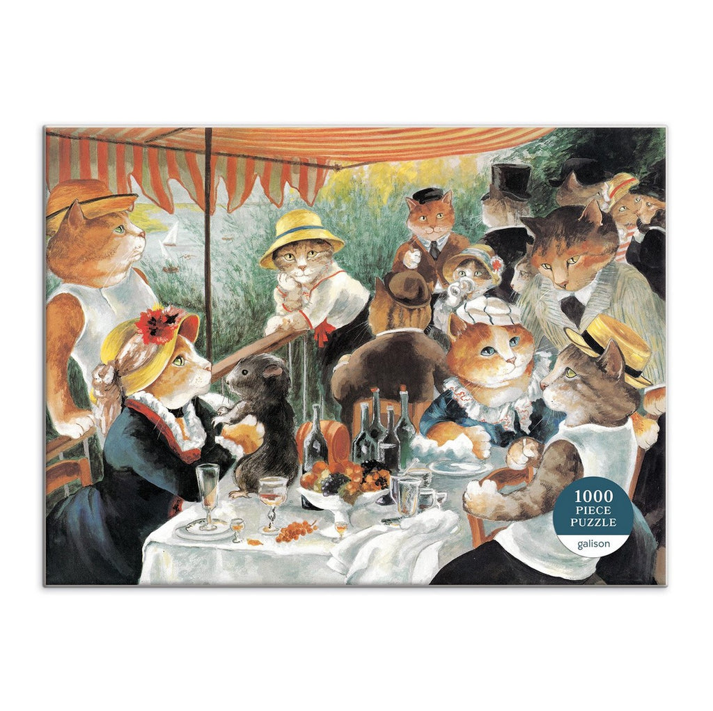 Luncheon of the Boating Party Meowsterpiece of Western Art