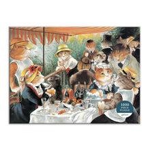 Load image into Gallery viewer, Luncheon of the Boating Party Meowsterpiece of Western Art