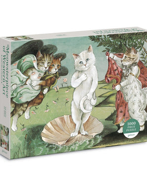 Birth of Venus Meowsterpiece of Western Art, 1000pc Puzzle