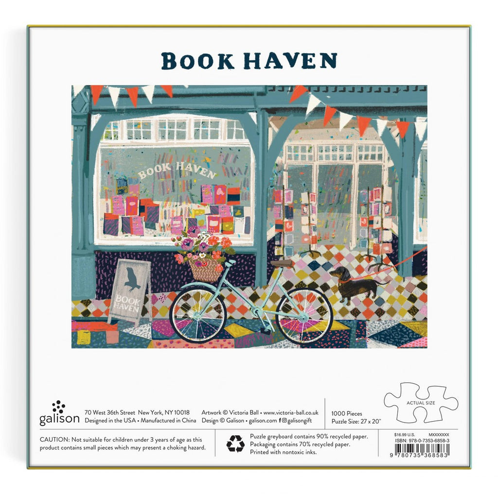 Book Haven 1000 Piece Puzzle In Square Box