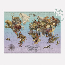 Load image into Gallery viewer, Wendy Gold Endangered Species 1500 Piece Puzzle