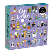 Load image into Gallery viewer, Cats with Careers 500 Piece Puzzle