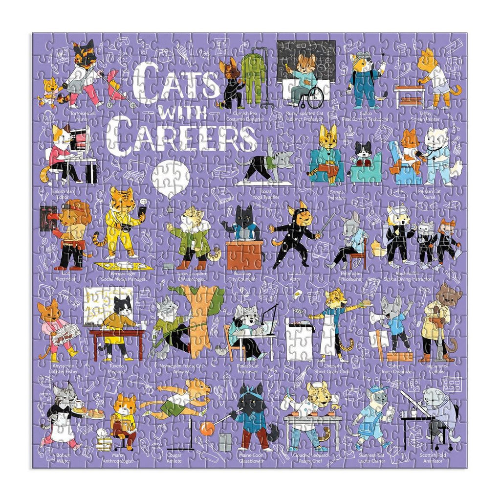 Cats with Careers 500 Piece Puzzle