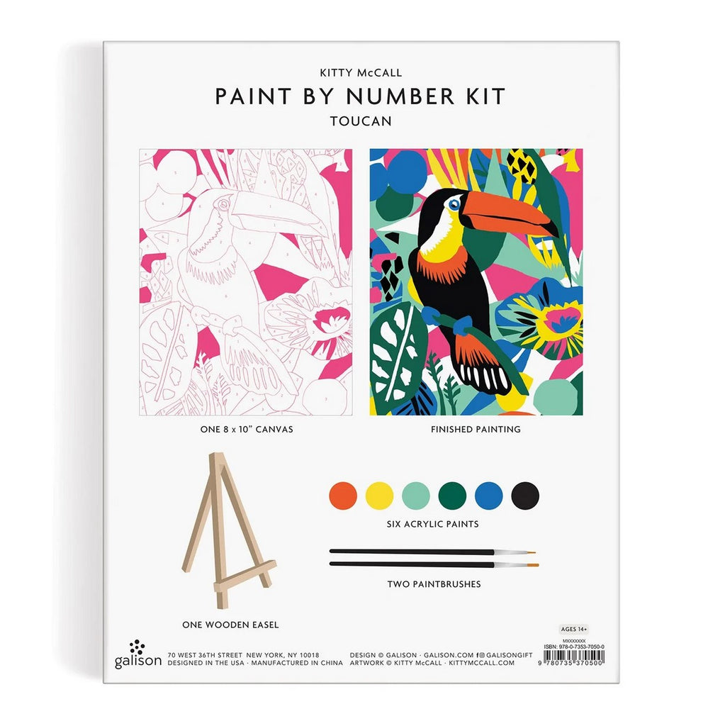 Kitty McCall Toucan Paint By Number Kit