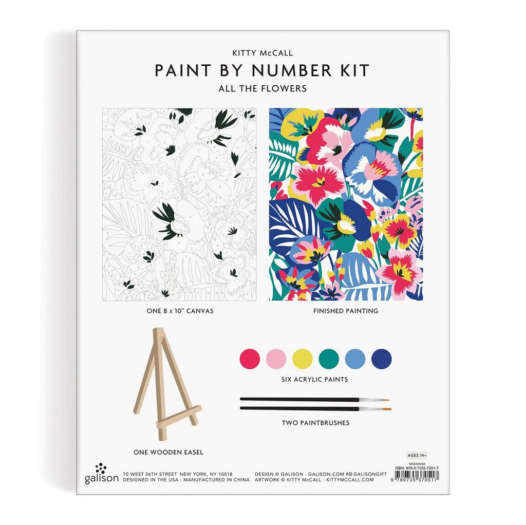 Kitty McCall All the Flowers Paint By Number Kit