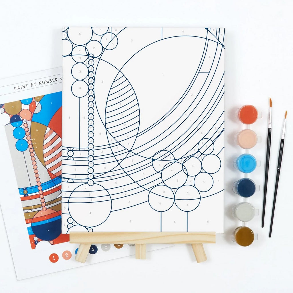 Frank Lloyd Wright Paint by Number Kit - Saguaro Cactus and Forms