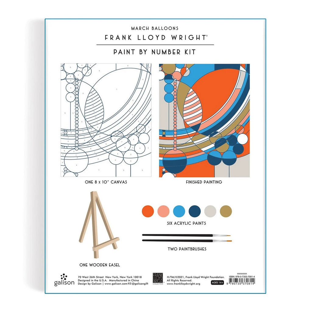 Frank Lloyd Wright Balloons Paint By Number Kit