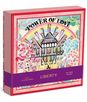 Liberty Power of Love 500 Piece Double Sided Puzzle with Shaped Pieces