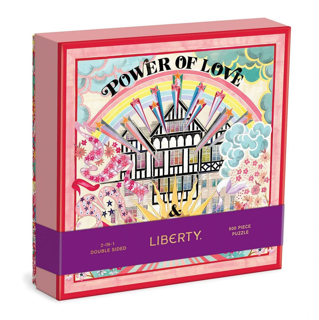 Liberty Power of Love 500 Piece Double Sided Puzzle with Shaped Pieces