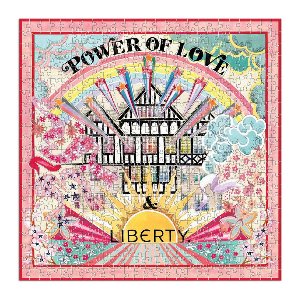 Liberty Power of Love 500 Piece Double Sided Puzzle with Shaped Pieces