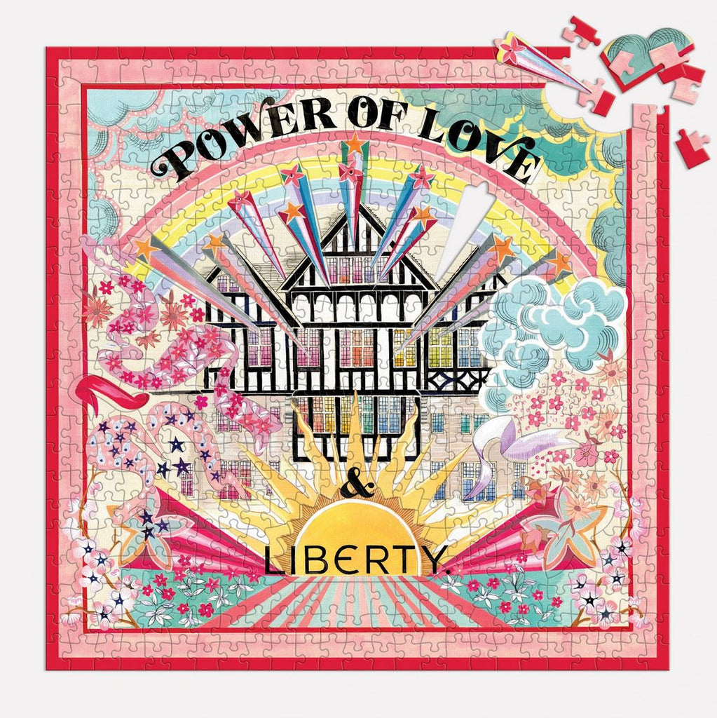 Liberty Power of Love 500 Piece Double Sided Puzzle with Shaped Pieces