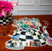 Load image into Gallery viewer, MacKenzie-Childs Blooming Kettle 750 Piece Shaped Puzzle