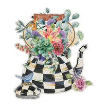 Load image into Gallery viewer, MacKenzie-Childs Blooming Kettle 750 Piece Shaped Puzzle