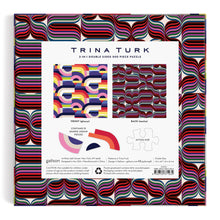 Load image into Gallery viewer, Trina Turk 500 Pc Double Sided Puzzle with Shaped Pieces