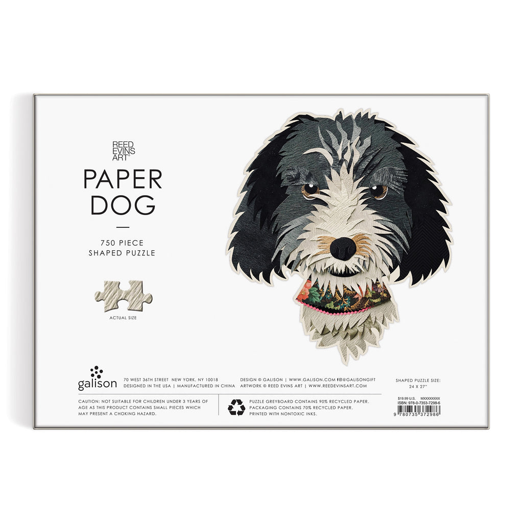 Paper Dogs 750 Piece Shaped Puzzle