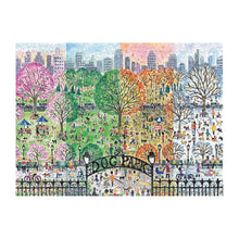 Load image into Gallery viewer, Michael Storrings Dog Park in Four Seasons 1000 Piece Puzzle