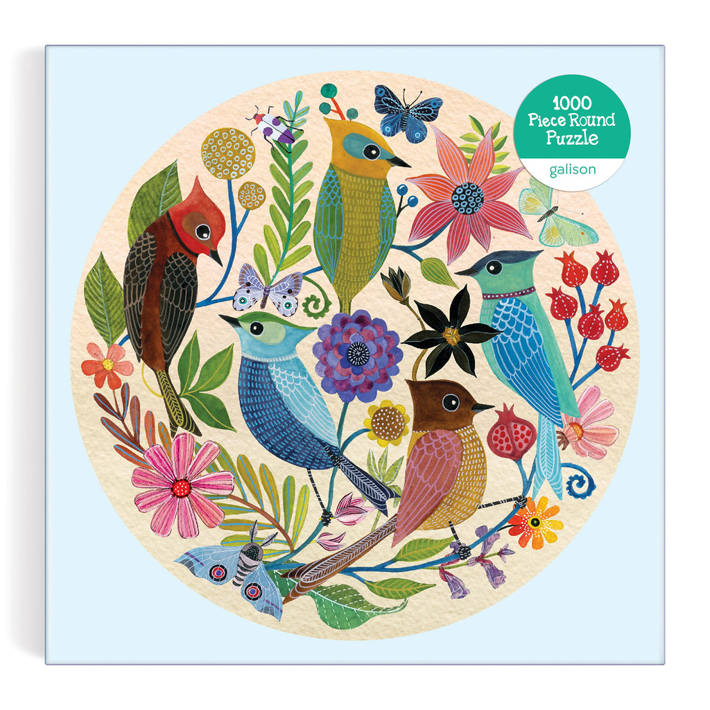 Round Puzzle - Circle of Avian Friends 1000 Piece