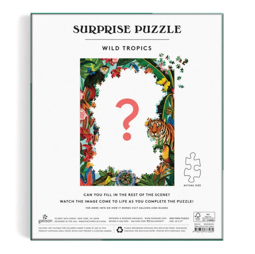 Wild Tropics 1000 PC Surprise Puzzle