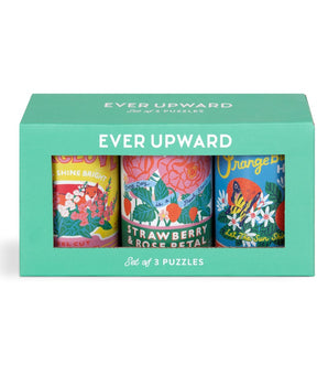 Ever Upward Set of 3 Puzzles in Tins