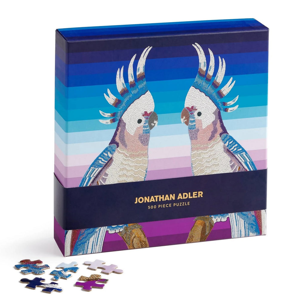 Jonathan Adler Parrots 500 Piece Puzzle