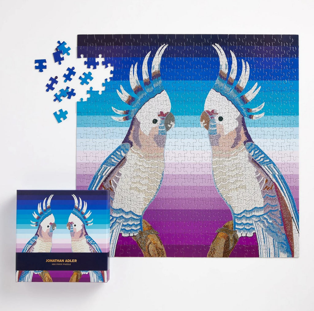 Jonathan Adler Parrots 500 Piece Puzzle