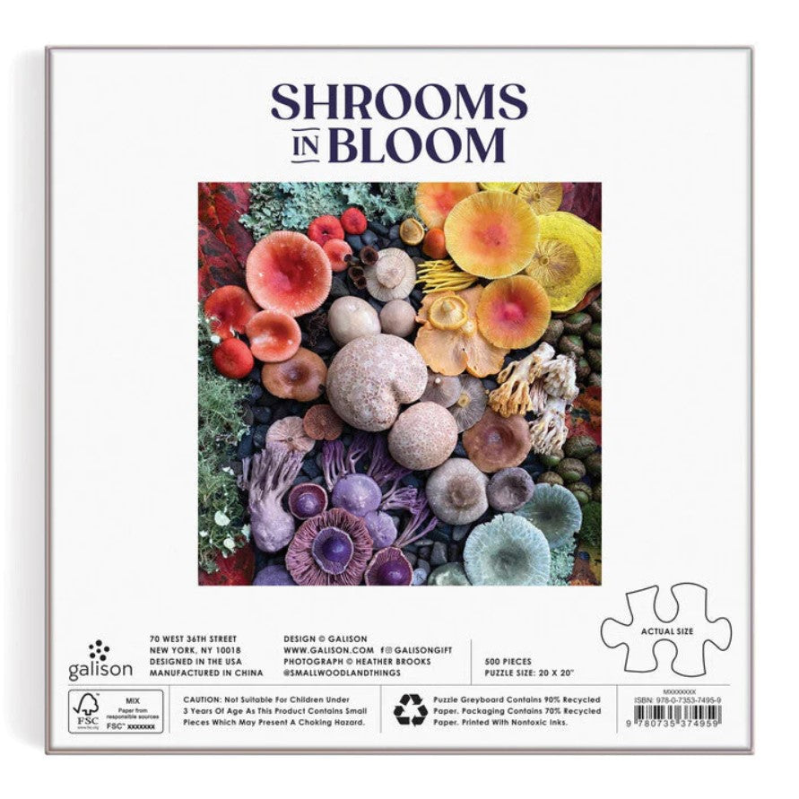 Shrooms in Bloom 500 Piece Puzzle