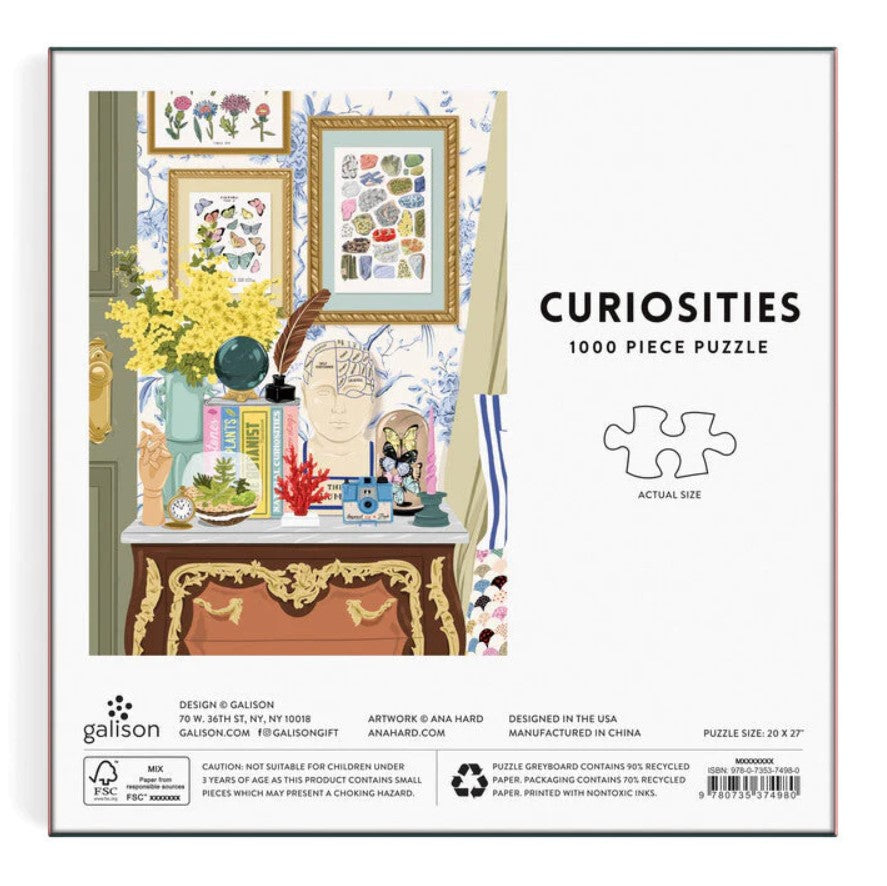 Curiosities 1000 PC Puzzle (Square Box)