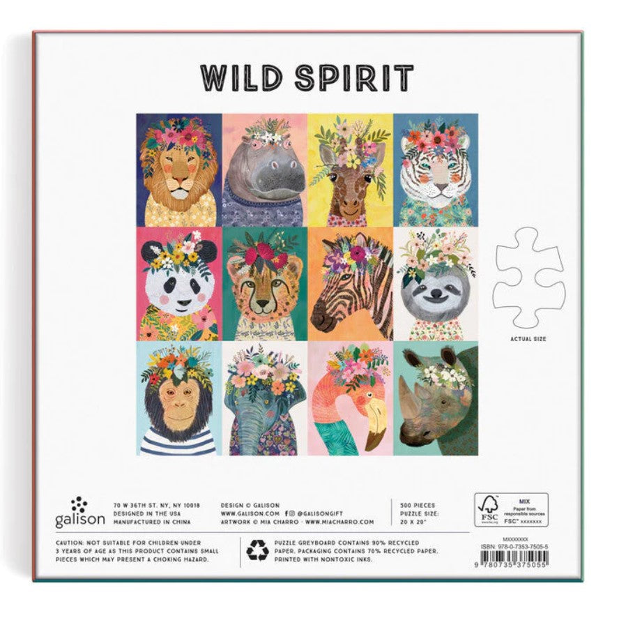 Wild Spirit 500 Piece Puzzle